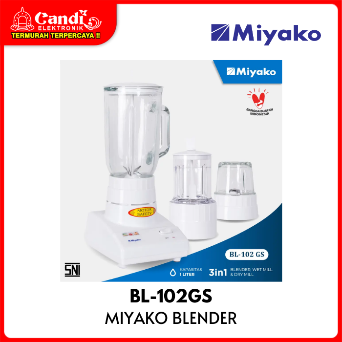 Miyako Blender Glass Jar